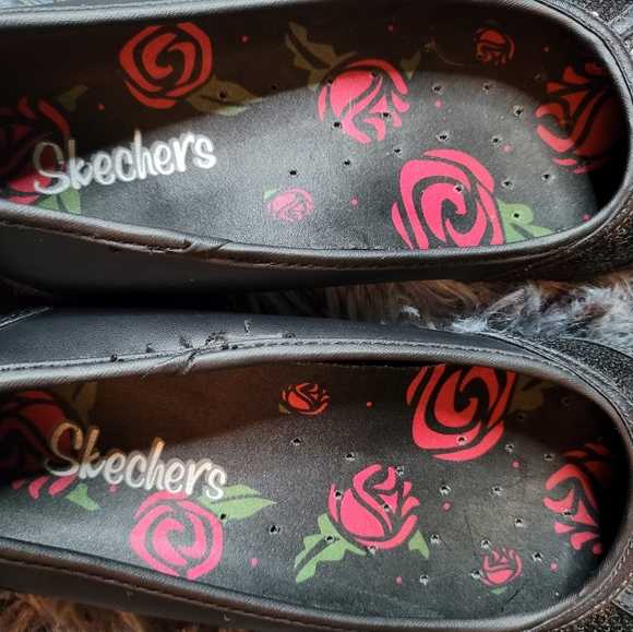 💜2for$40💜Skechers flat 6.5 US Black - Picture 6 of 7